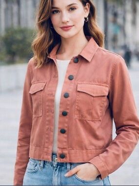 Ricki’s stretch cotton jacket in a size XS.  
Jean jacket style.  Ex Cond